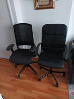 Bijna nieuw Twee Bureaustoels ikea type Renberget Black, Ophalen of Verzenden, Bureaustoel, Zo goed als nieuw, Zwart