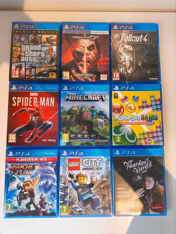 PlayStation 4 games beschikbaar voor biedingen