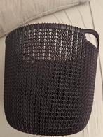 Curver Hamper Knit Rond 30L - Paars, Huis en Inrichting, Kunststof, Mand, Rond, Nieuw