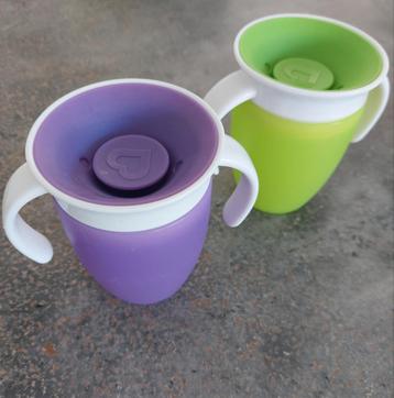 2x Munchkin Miracle 360 Bekers beschikbaar voor biedingen