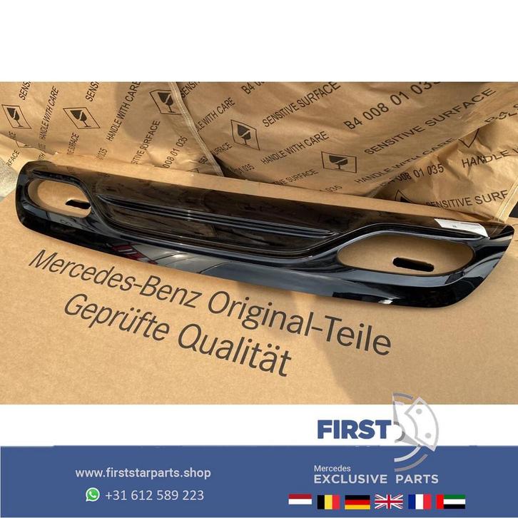 W176 A KLASSE Facelift AMG diffuser origineel Mercedes 2012-, Auto-onderdelen, Overige Auto-onderdelen, Mercedes-Benz, Gebruikt