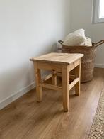 Oud houten krukje, Ophalen, Gebruikt, Hout