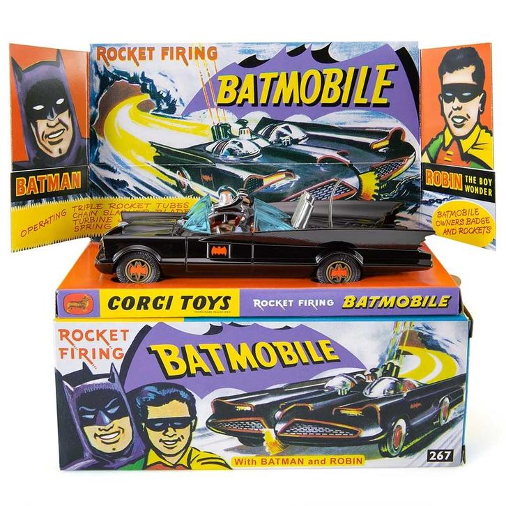 Corgi Toys Batmobile (Re-Issue) - Glossy Mint editie!, Hobby en Vrije tijd, Modelauto's | 1:43, Nieuw, Auto, Overige merken, Ophalen of Verzenden