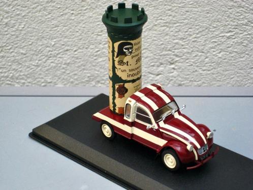 Citroen 2CV AZU Pick-up 1961 Reclamezuil Morris Altaya 1:43, Hobby en Vrije tijd, Modelauto's | 1:43, Nieuw, Auto, Overige merken