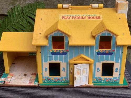 Vintage Fisher Price “Play Family House”, 1969, Kinderen en Baby's, Speelgoed | Fisher-Price, Gebruikt, Speelset, Ophalen of Verzenden