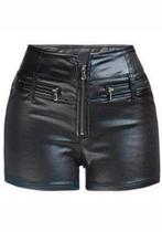 Mooie short met rits, tm 3XL, Kort, Verzenden, Zwart, Nieuw