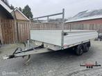 Hapert Plateauwagen aanhanger 400x220 3500KG 50cm borden, Gebruikt