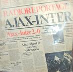 Ajax Inter verslag Europa cup 1 finale 1972, Ophalen of Verzenden
