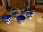 servies van glas en metaal, Ophalen of Verzenden, Overige stijlen, Compleet servies, Glas