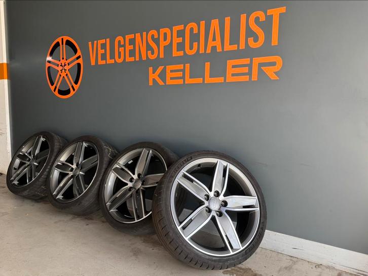 Audi A3 S3 Rs3 Wing 19 inch velgen Origineel 5x112 Zomerset, Auto-onderdelen, Banden en Velgen, Banden en Velgen, Zomerbanden