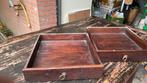 koloniale teak tafel, Huis en Inrichting, Ophalen, Gebruikt, Koloniaal, Teakhout