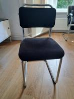 Gispen eettafelstoel 101h, Huis en Inrichting, Ophalen, Gebruikt, Zwart, Metaal