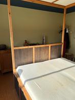 Hemelbed Naar Eigen Ontwerp, Huis en Inrichting, Slaapkamer | Bedden, Ophalen, Gebruikt, Blauw, 210 cm