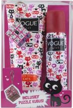 Vogue Girl Cats Geschenkset - Deo, Douchegel & Kubus, Verzenden, Nieuw, Handen en Nagels