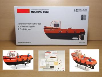rc boot bouwpakket Mooring Tug 1:32 uit voorraad leverbaar. beschikbaar voor biedingen