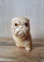 Mid Century resin Bulldog beeld, Gebruikt, Ophalen of Verzenden, Dier