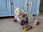 I'm Toy loopwagen koe - compleet, Kinderen en Baby's, Speelgoed | Houten speelgoed, Ophalen, Gebruikt, Duw- of Trekspeelgoed