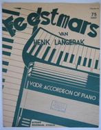 Henk Langerak Sheet Music - Feestmars, Muziek en Instrumenten, Bladmuziek, Accordeon, Gebruikt, Ophalen of Verzenden, Populair