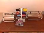 Inpakpapier rolhouder met folie en toebehoren, Ophalen, Zo goed als nieuw
