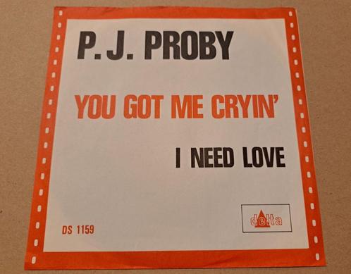 P.J. Proby – You Got Me Cryin', Cd's en Dvd's, Vinyl Singles, Gebruikt, Single, Rock en Metal, 7 inch, Ophalen of Verzenden