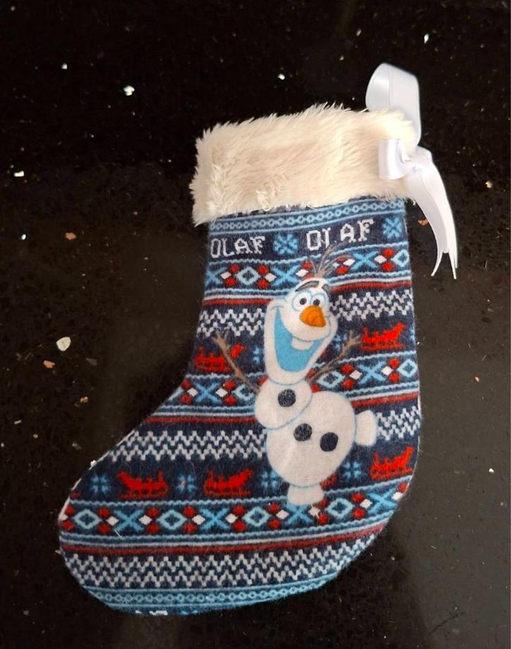 nieuw- gevoerd kerstsokje Olaf, Verzamelen, Disney, Nieuw, Overige typen, Overige figuren, Ophalen of Verzenden