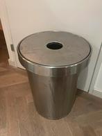 Metalen wasmande  met Deksel, Huis en Inrichting, Woonaccessoires | Prullenbakken, Ophalen, Gebruikt, 50 tot 75 cm, 20 tot 30 liter
