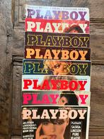 Acht vintage tijdschriften, Playboy, jaren ‘90, Verzenden, Gelezen, Overige typen