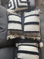 4x kussenhoes H&M Home, Huis en Inrichting, Ophalen of Verzenden, Zo goed als nieuw, Beige, Vierkant