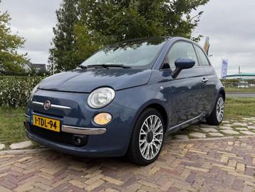 Fiat 500 0.9 85pk Twinair Turbo 2014 Blauw beschikbaar voor biedingen