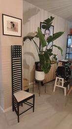 Reproductie van Mackintosh Hill House-stoel, Ophalen, Gebruikt, Zwart, Stof