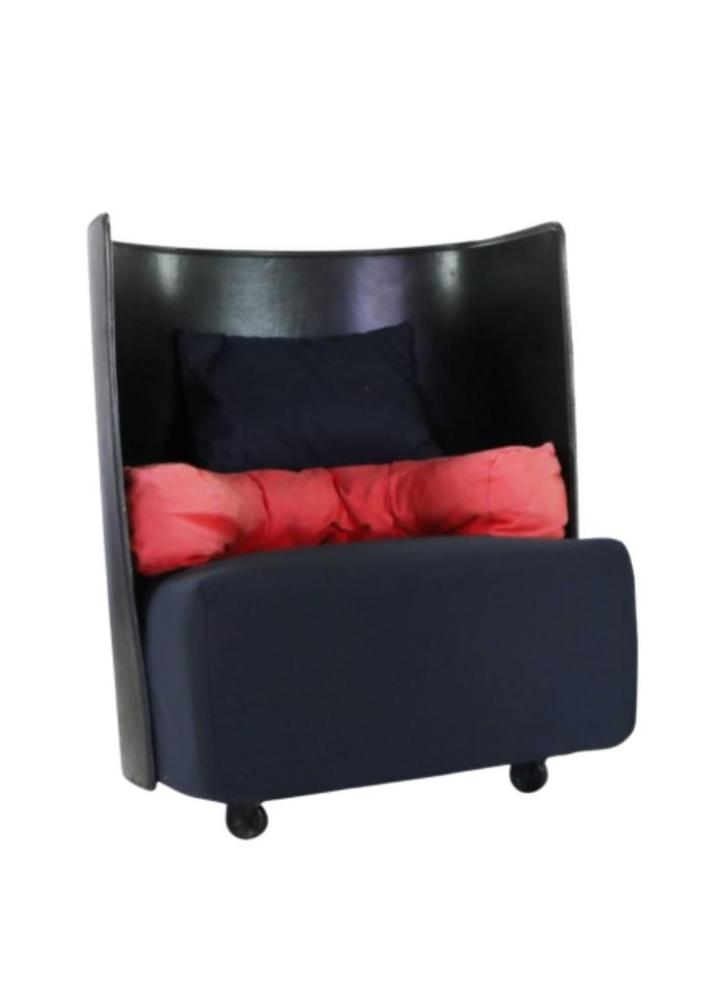 Zanotta Campo Chair Designed by De Pas D'Urbino Lomazzi, Huis en Inrichting, Fauteuils, Zo goed als nieuw, Leer, Metaal, Stof