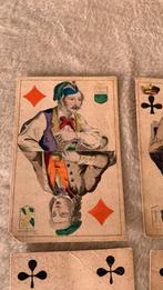 10 antieke speelkaarten, Verzamelen, Speelkaarten, Jokers en Kwartetten, Gebruikt, Ophalen of Verzenden