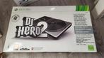 Xbox 360 DJ Hero 1 + 2 en draaitafel, Spelcomputers en Games, Muziek, 1 speler, Ophalen of Verzenden, Zo goed als nieuw
