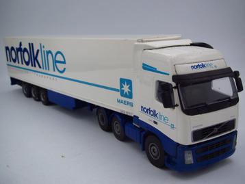 Lion Toys - Volvo FH12 miniatuur '' Norfolkline '' 1:50 beschikbaar voor biedingen