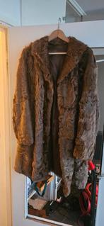 Vintage Kalfsbond Jas - Maat XL - Bruin, Bruin, Maat 46/48 (XL) of groter, Bondjas, Ophalen of Verzenden