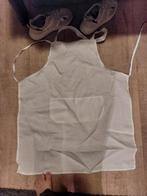 6 witte schorten, Ophalen, Nieuw, Wit, Schort