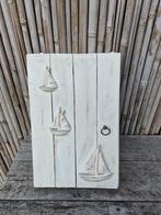 Wandkastje - Badkamerkastje - Medicijnkastje - Hout - Wit., Ophalen of Verzenden, Minder dan 150 cm, Minder dan 25 cm, Minder dan 100 cm