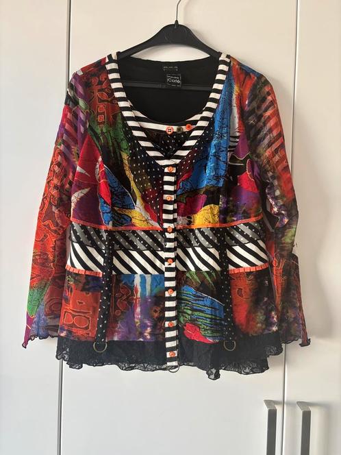 Pause cafe twinset maar 44/46, Kleding | Dames, Blouses en Tunieken, Zo goed als nieuw, Maat 46/48 (XL) of groter, Ophalen of Verzenden