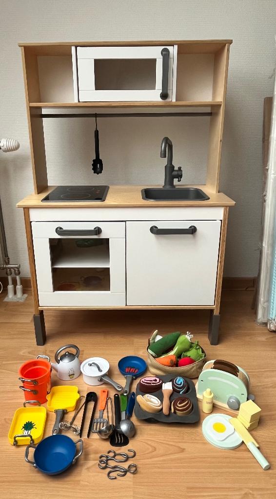 IKEA speelkeuken incl inventaris, Kinderen en Baby's, Speelgoed | Speelkeukens, Gebruikt, Speelkeuken, Hout, Ophalen