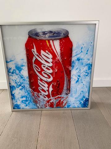 Coca-Cola lichtbak, 50x50cm