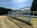 Verzinkte schuifpoort, Tuin en Terras, Ophalen, Gebruikt, Schuifpoort, 200 cm of meer