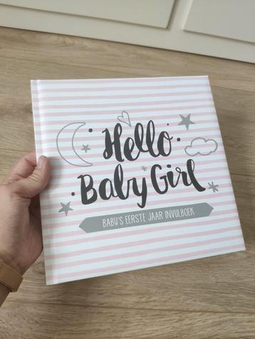 Hello baby girl baby's eerste jaar invulboek nieuw beschikbaar voor biedingen