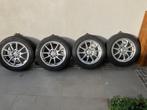 winterbanden met alu velg 195/55/r15, Ophalen, Gebruikt, 15 inch, Banden en Velgen