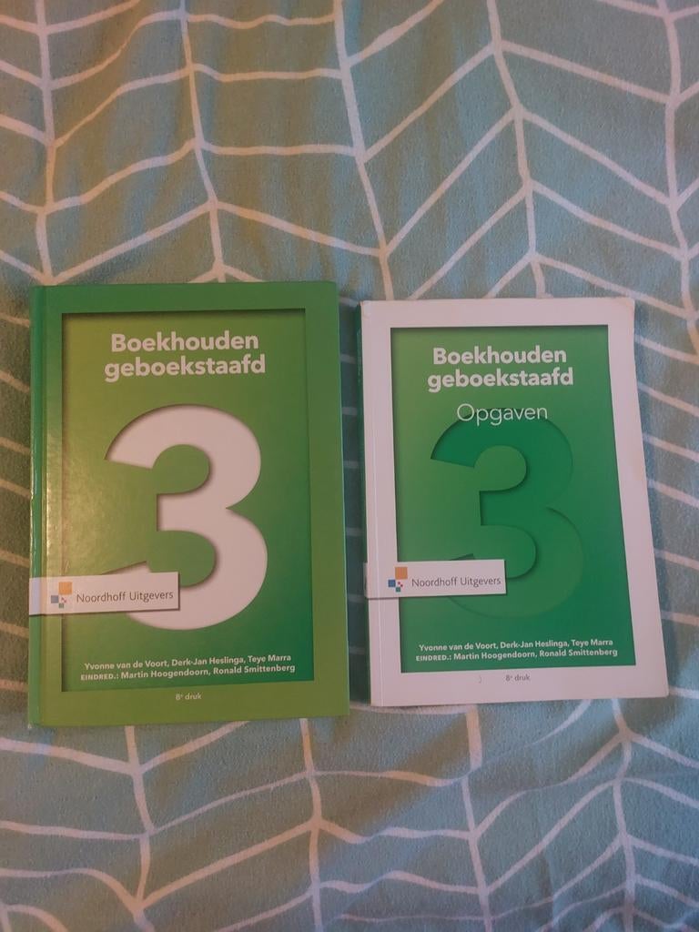 Boekhouden Geboekstaafd 3 - Theorie & Opgaven, Ophalen of Verzenden, Beta, Zo goed als nieuw