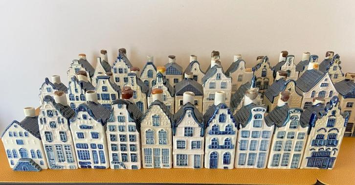 33 vintage Rynbende KLM miniature huisjes, Verzamelen, KLM Huisjes, Gebruikt, Ophalen of Verzenden