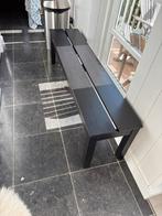 Zwart hout bankje ikea, Ophalen, Gebruikt, Hout
