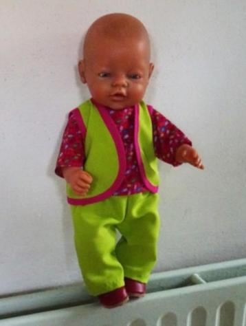 Poppenkleertjes poppenkleding Baby pop 40-43c pakje 39 beschikbaar voor biedingen