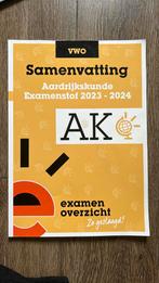 Samenvatting examenstof Aardrijkskunde VWO, Boeken, Schoolboeken, Ophalen of Verzenden, Zo goed als nieuw, VWO, Aardrijkskunde