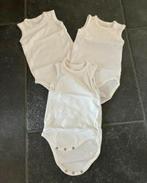 3 Witte gebruikte rompers maat 50/56, Ophalen of Verzenden, Gebruikt, Jongetje of Meisje, Nacht- of Onderkleding