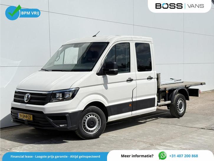 Volkswagen Crafter 2.0 TDI 102PK Open laadbak Pritsche Pick, Auto's, Bestelauto's, Bedrijf, Te koop, ABS, Achteruitrijcamera, Airbags